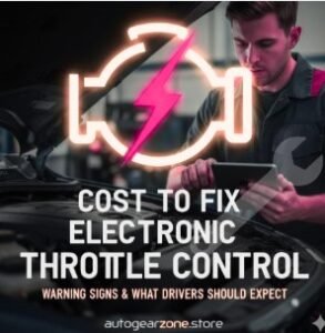 Cost to Fix Electronic Throttle Control