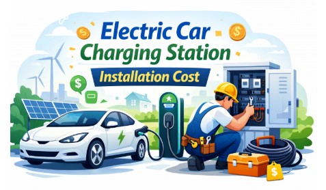 Electric car charging station installation cost