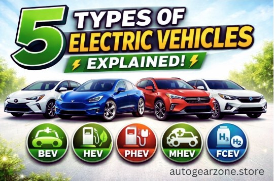 What Are The 5 Types of Electric Vehicles? Your Complete Guide to Choosing the Right EV 3 What Are The 5 Types of Electric Vehicles