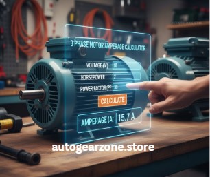 Motor Amperage Calculator 1 3 Phase Motor Amperage Calculator