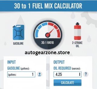 30 to 1 Fuel Mix Calculator (Accurate 30:1 Gas Oil Ratio Tool) 2 30 to 1 Fuel Mix Calculator