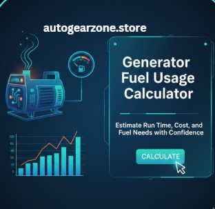 Generator Fuel Usage Calculator | Estimate Run Time, Cost, and Fuel Needs with Confidence 2 Generator Fuel Usage Calculator