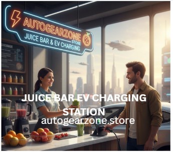 Juice Bar Electric Vehicle Charging Stations